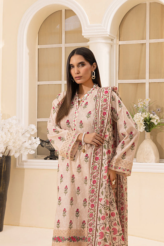LSM | Embroidered and Printed Lawn | LG-MM-0225 by LSM - Designer Dress - Type: Ladies Clothes - Available at Libayah - 100% Original