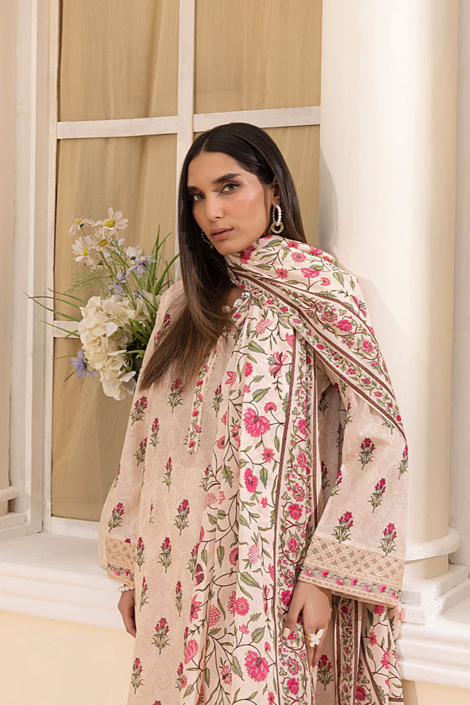 LSM | Embroidered and Printed Lawn | LG-MM-0225 by LSM - Designer Dress - Type: Ladies Clothes - Available at Libayah - 100% Original