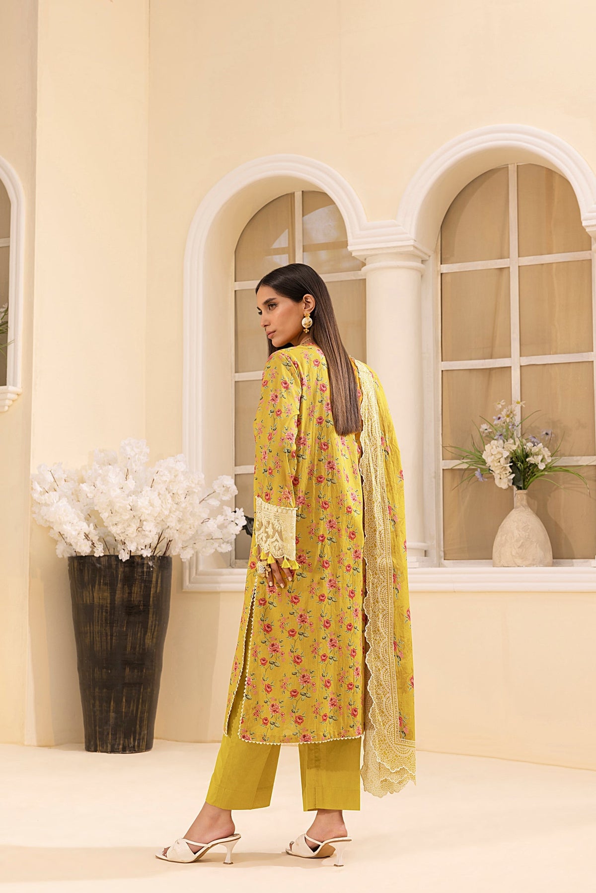 LSM | Embroidered and Printed Lawn | LG-MM-0226 by LSM - Designer Dress - Type: Ladies Clothes - Available at Libayah - 100% Original
