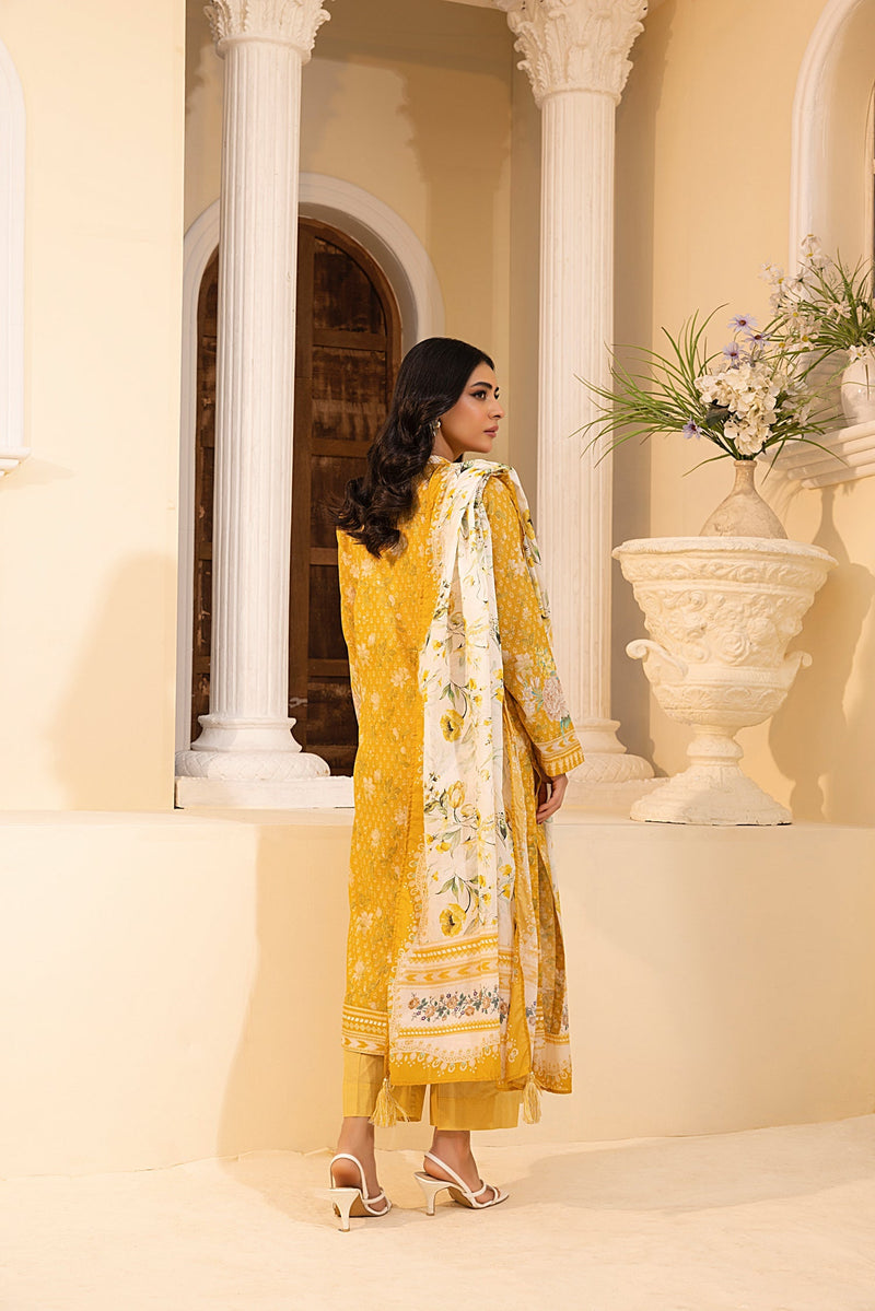 LSM | Embroidered and Printed Lawn | LG-MM-0241 by LSM - Designer Dress - Type: Ladies Clothes - Available at Libayah - 100% Original