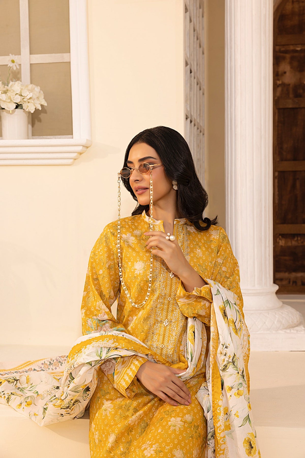 LSM | Embroidered and Printed Lawn | LG-MM-0241 by LSM - Designer Dress - Type: Ladies Clothes - Available at Libayah - 100% Original