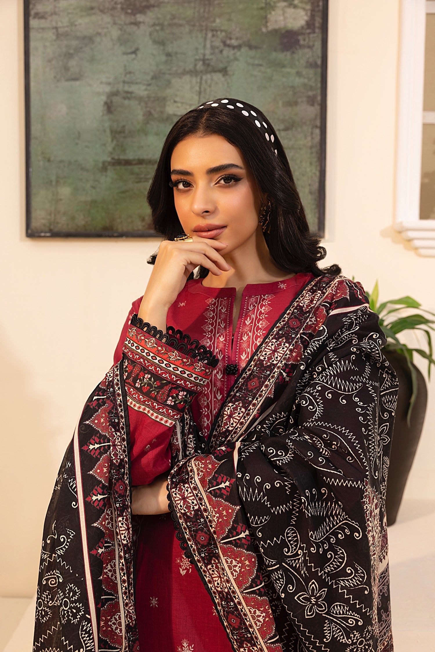 LSM | Embroidered and Printed Lawn | LG-MM-0242 by LSM - Designer Dress - Type: Ladies Clothes - Available at Libayah - 100% Original