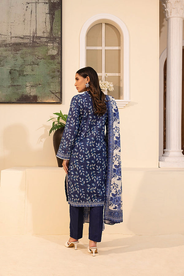 LSM | Embroidered and Printed Lawn | LG-MM-0243 by LSM - Designer Dress - Type: Ladies Clothes - Available at Libayah - 100% Original