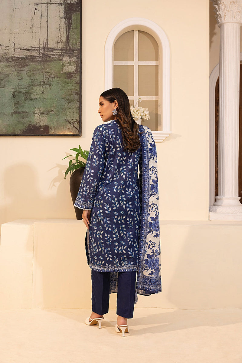 LSM | Embroidered and Printed Lawn | LG-MM-0243 by LSM - Designer Dress - Type: Ladies Clothes - Available at Libayah - 100% Original