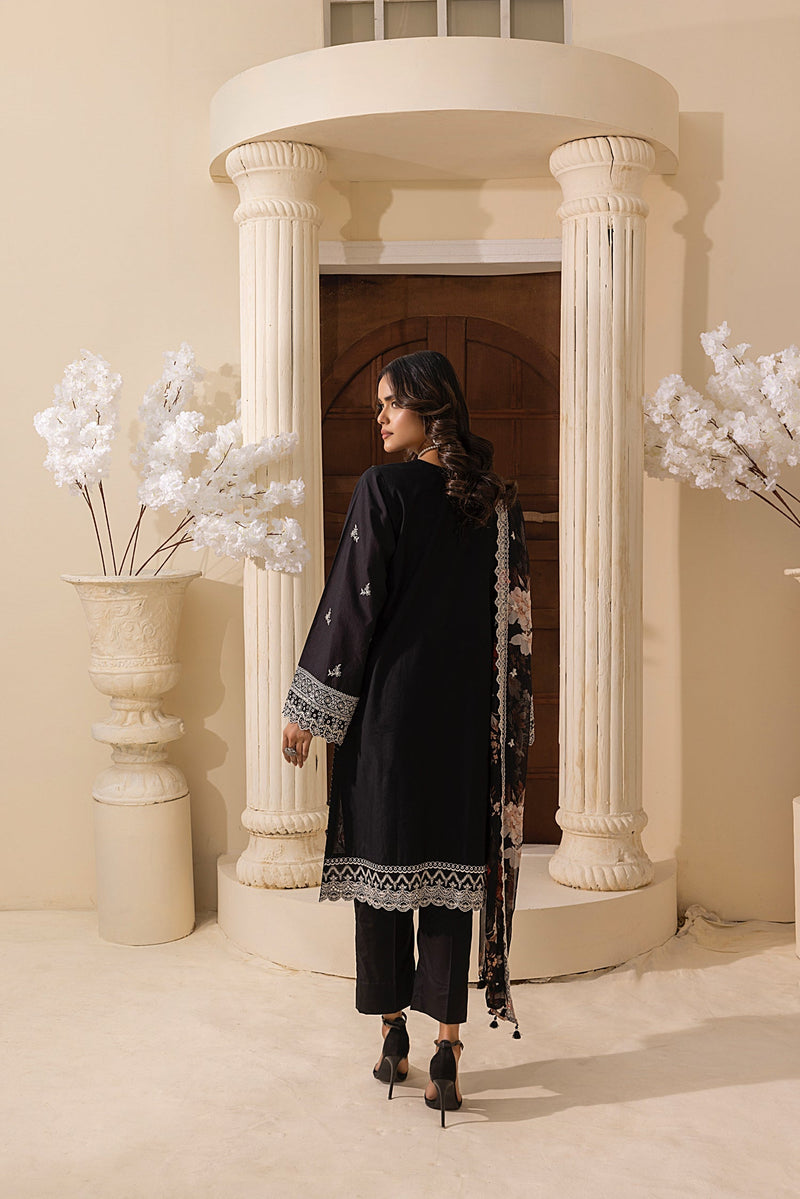 LSM | Embroidered and Printed Lawn | LG-RL-0059 by LSM - Designer Dress - Type: Ladies Clothes - Available at Libayah - 100% Original