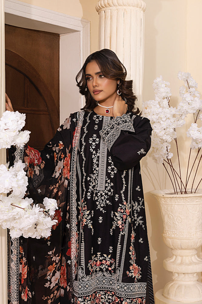 LSM | Embroidered and Printed Lawn | LG-RL-0059 by LSM - Designer Dress - Type: Ladies Clothes - Available at Libayah - 100% Original