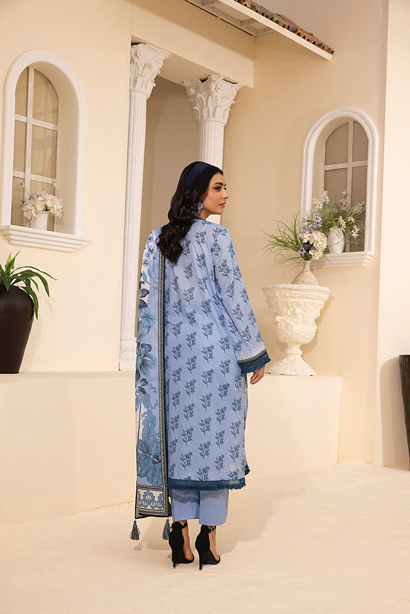 LSM | Embroidered and Printed Lawn | LG-MM-0244 by LSM - Designer Dress - Type: Ladies Clothes - Available at Libayah - 100% Original