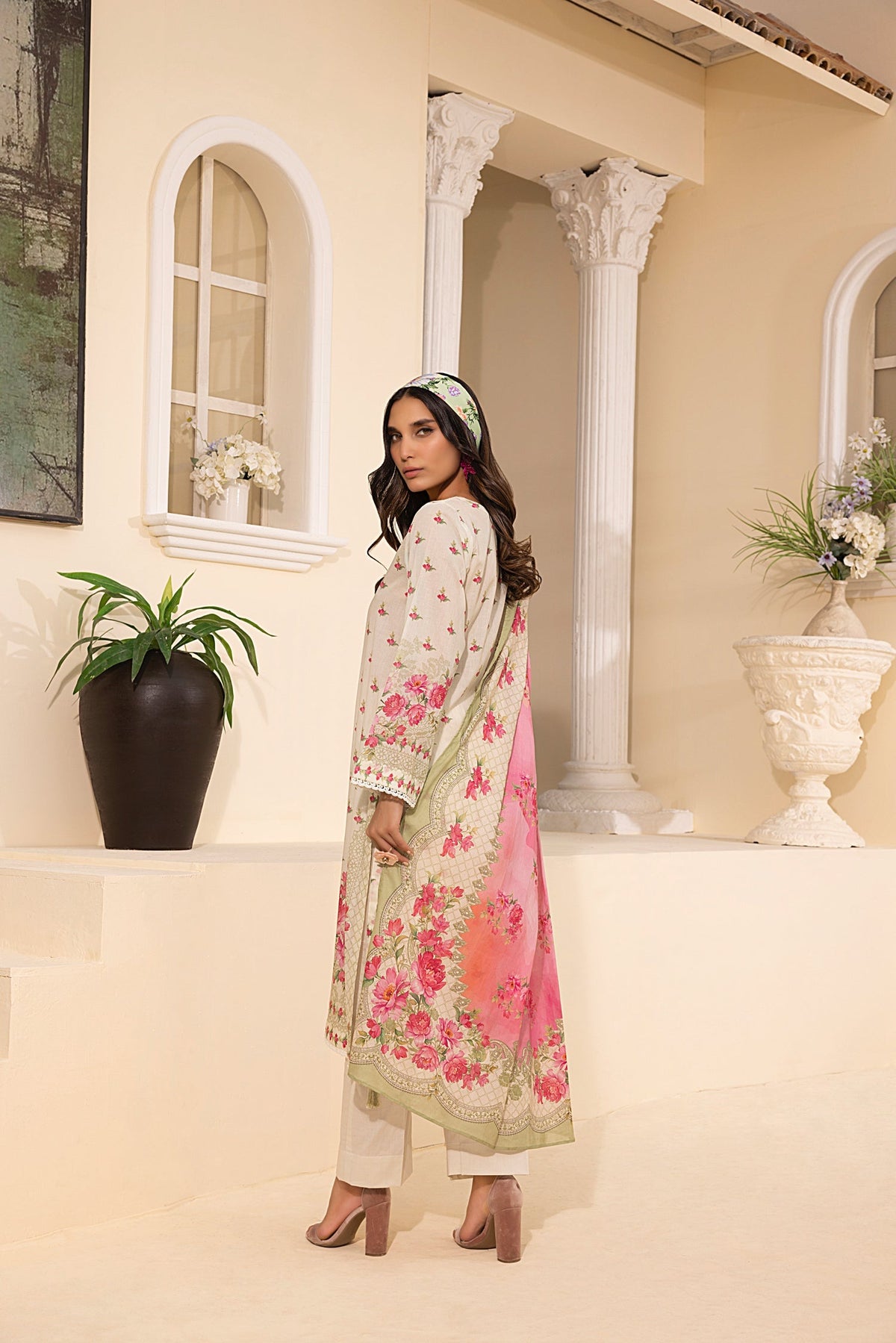 LSM | Embroidered and Printed Lawn | LG-MM-0245 by LSM - Designer Dress - Type: Ladies Clothes - Available at Libayah - 100% Original