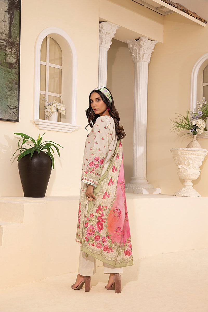 LSM | Embroidered and Printed Lawn | LG-MM-0245 by LSM - Designer Dress - Type: Ladies Clothes - Available at Libayah - 100% Original