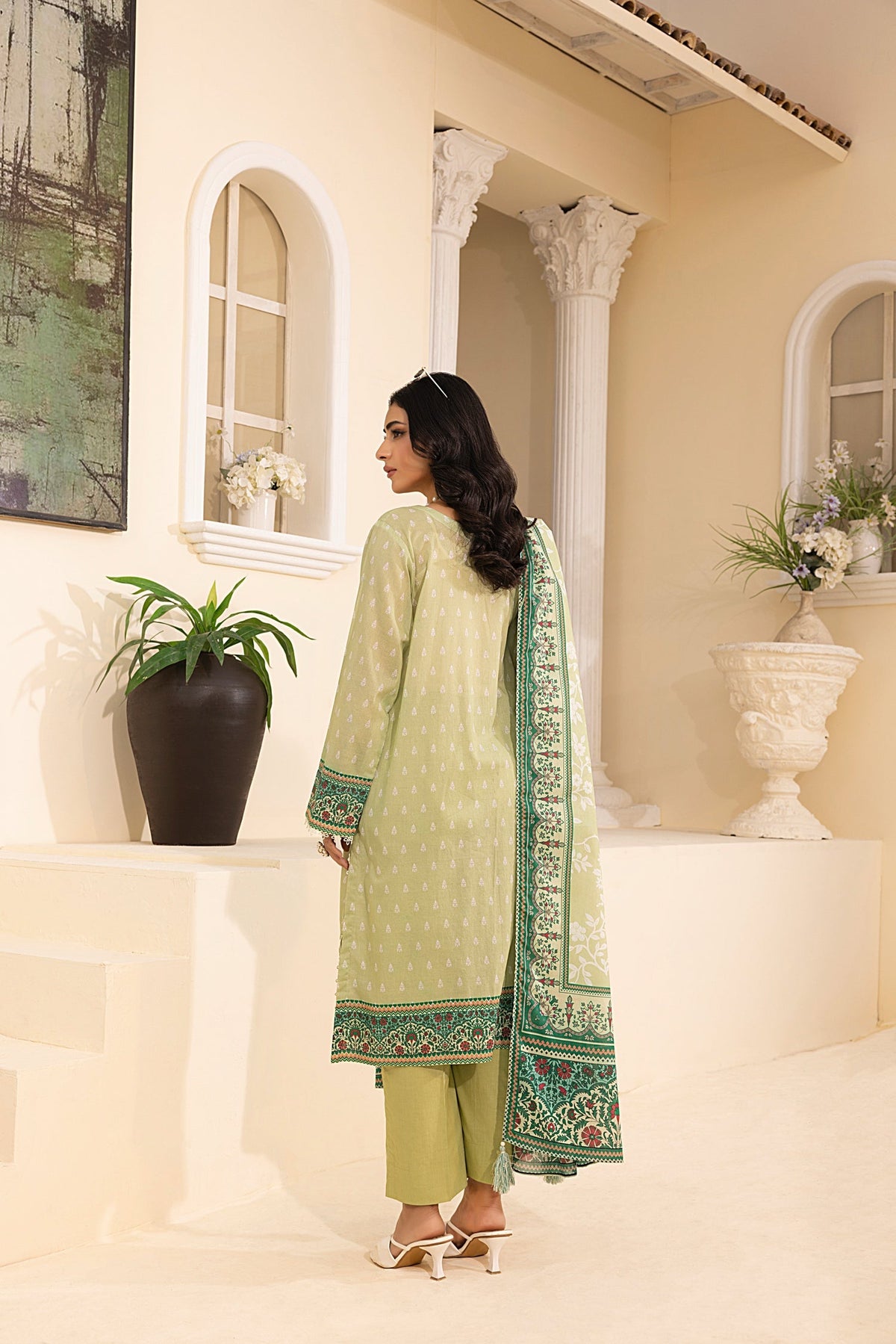 LSM | Embroidered and Printed Lawn | LG-MM-0246 by LSM - Designer Dress - Type: Ladies Clothes - Available at Libayah - 100% Original