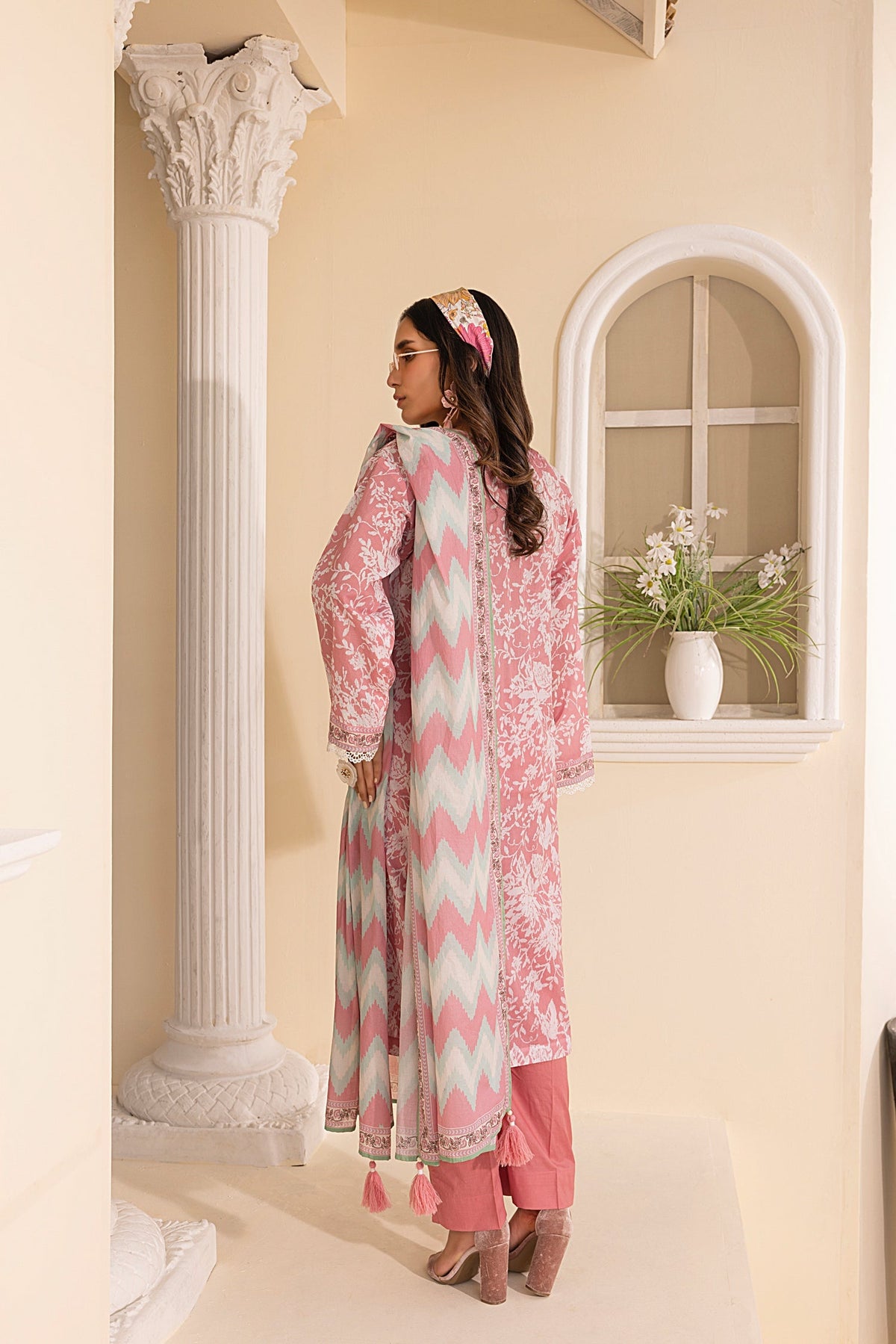 LSM | Embroidered and Printed Lawn | LG-MM-0247 by LSM - Designer Dress - Type: Ladies Clothes - Available at Libayah - 100% Original