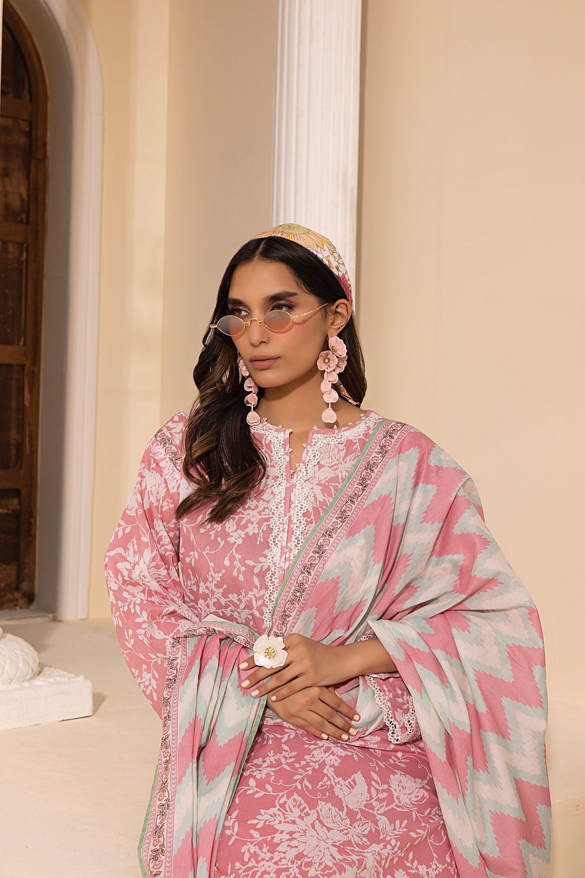 LSM | Embroidered and Printed Lawn | LG-MM-0247 by LSM - Designer Dress - Type: Ladies Clothes - Available at Libayah - 100% Original