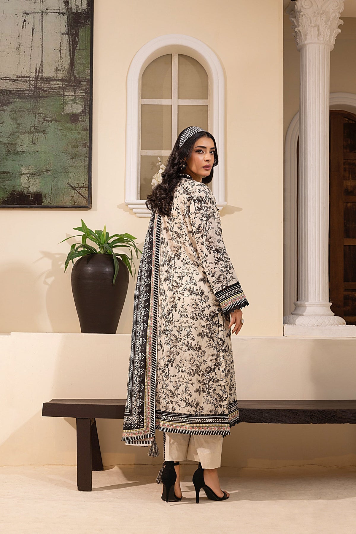 LSM | Embroidered and Printed Lawn | LG-MM-0248 by LSM - Designer Dress - Type: Ladies Clothes - Available at Libayah - 100% Original