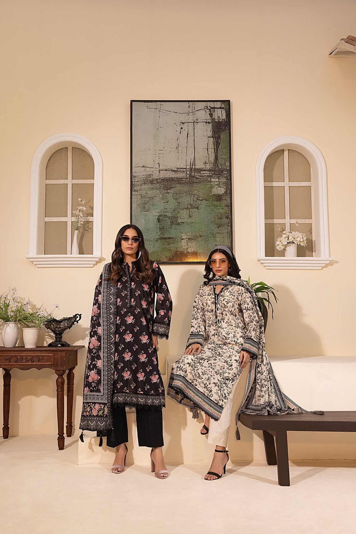 LSM | Embroidered and Printed Lawn | LG-MM-0249 by LSM - Designer Dress - Type: Ladies Clothes - Available at Libayah - 100% Original