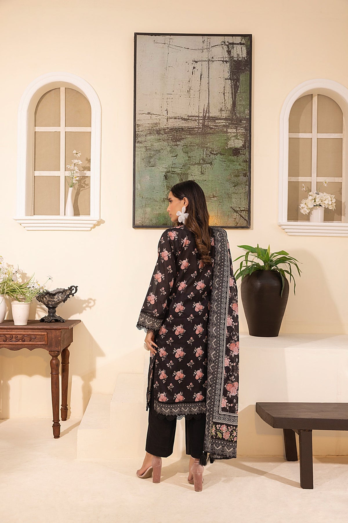 LSM | Embroidered and Printed Lawn | LG-MM-0249 by LSM - Designer Dress - Type: Ladies Clothes - Available at Libayah - 100% Original