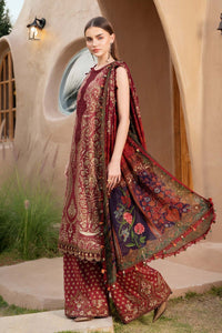 Maria B | M Prints 25 | MPT-2512-A by Maria B - Designer Dress - Type: Ladies Clothes - Available at Libayah - 100% Original
