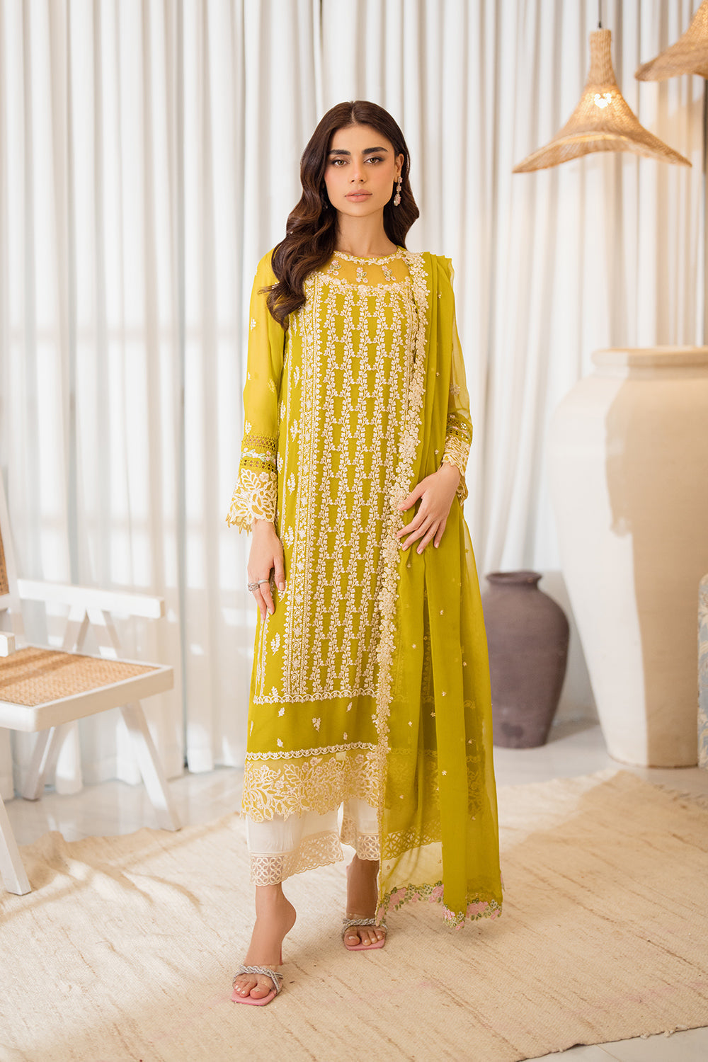 Azure | Ensembles Embroidered Formals | Amber Glow by Azure - Designer Dress - Type: Ladies Clothes - Available at Libayah - 100% Original