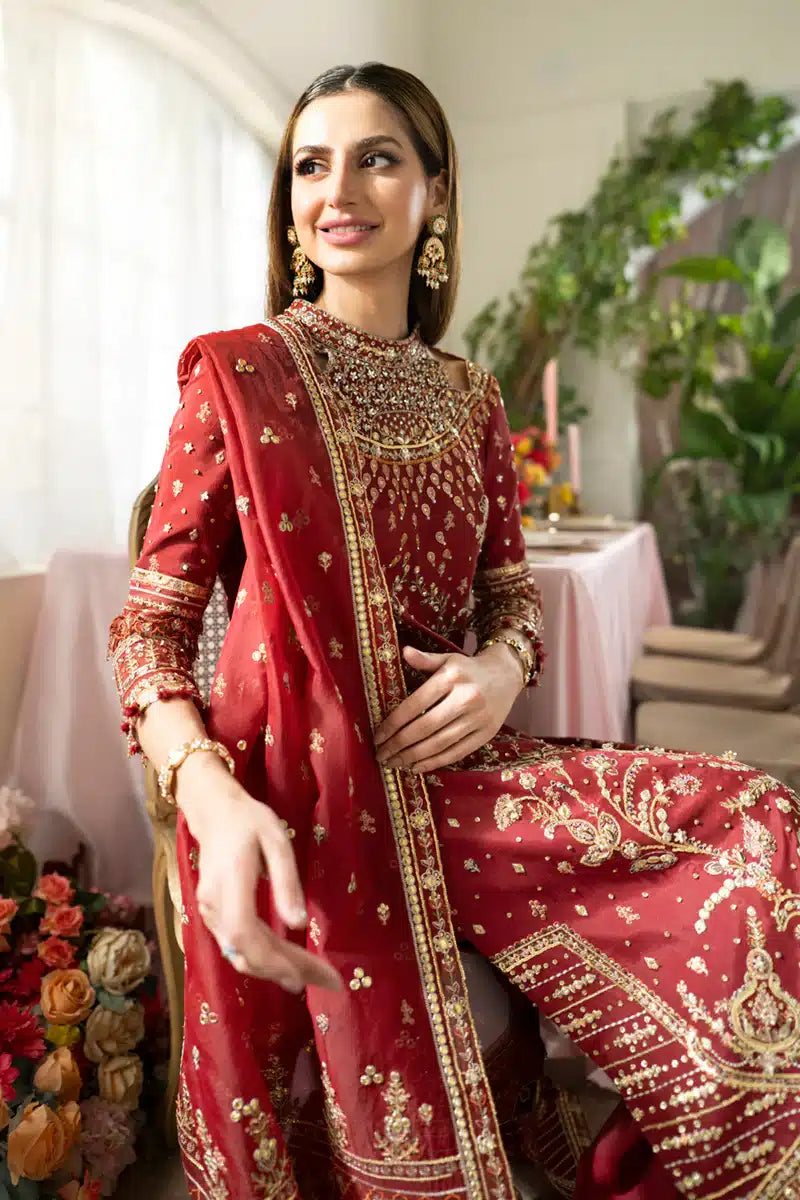 Qalamkar | Dilnaz Wedding Formals | DN-03 ZAINA by Qalamkar - Designer Dress  - Type : Wedding Dress - Available at Libayah - 100% Original 