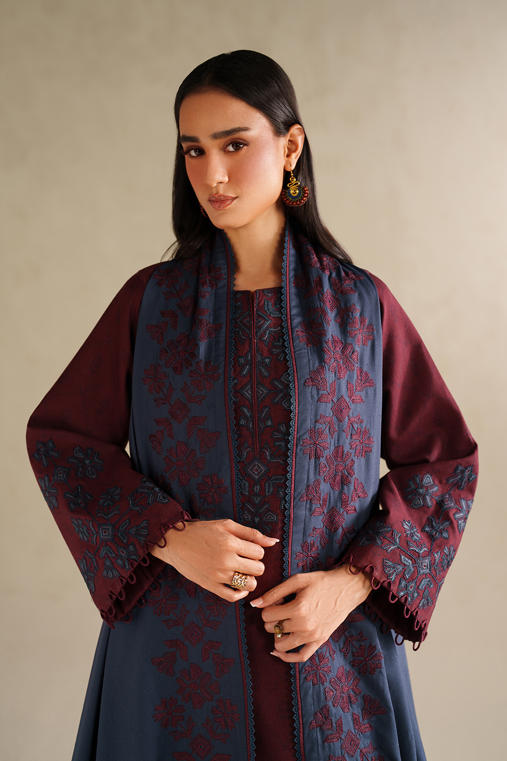 Iznik | Winter Chapter 25 | UE-592 Printed Khaddar by Iznik - Designer Dress - Type : Ladies Clothes - Available at Libayah - 100% Original 