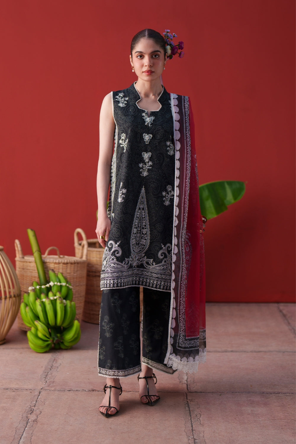 Saira Rizwan | Laanem SS 26 | NERAYA-B-SRL26-07 by Saira Rizwan - Designer Dress  - Type : Ladies Clothes - Available at Libayah - 100% Original 