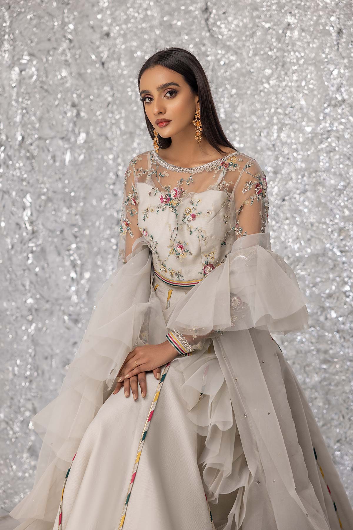 Mina Kashif | Luxury Pret | MK23-04 by Mina Kashif - Designer Dress - Type: Formal - Available at Libayah - 100% Original