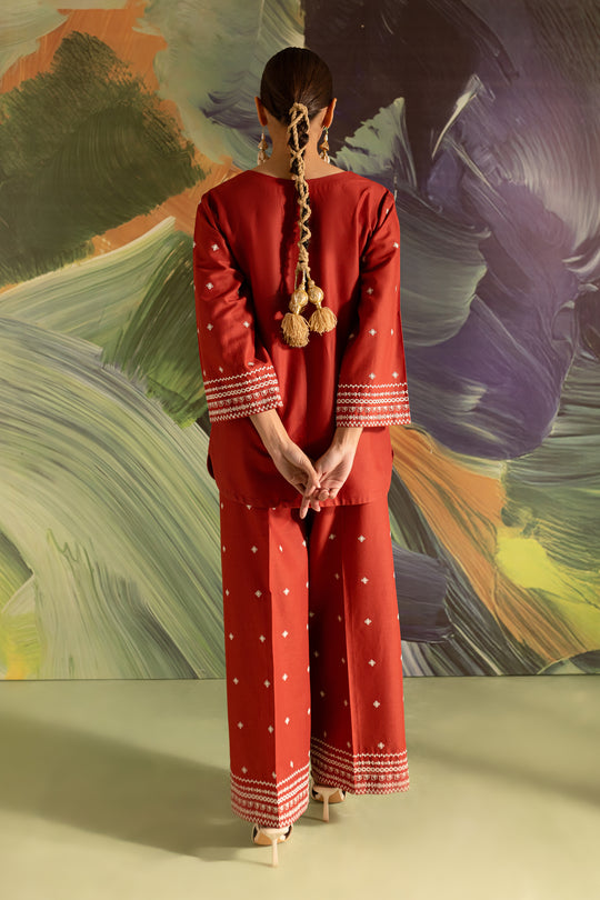 Batik | Boho | Brick 2Pc by Batik - Designer Dress - Type: Ladies Clothes - Available at Libayah - 100% Original