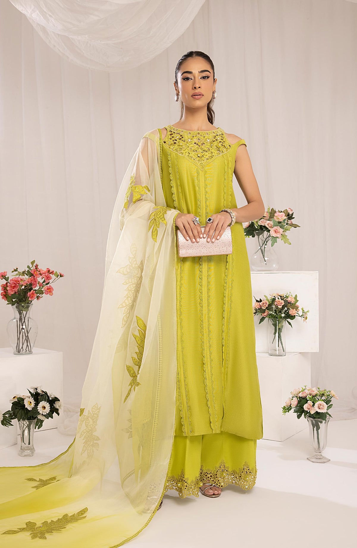 Mina Kashif | Luxury Pret | MK23-16 by Mina Kashif - Designer Dress - Type: Formal - Available at Libayah - 100% Original
