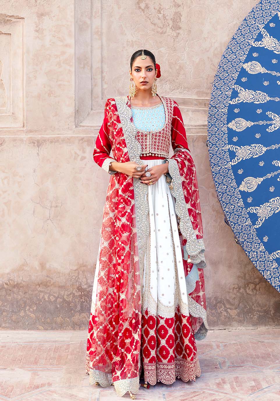 Gulrukh – authentic Pakistani formal dress from the Zarqash Arzoo Festive Collection collection for women in the UK.