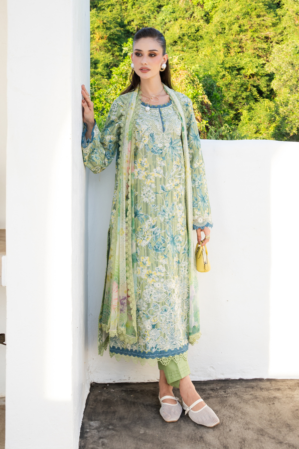 Aabyaan | Shezlin Chikankari 26 | SOMIYA (AZ-12) by Aabyaan - Designer Dress - Type : Luxury Dress - Available at Libayah - 100% Original