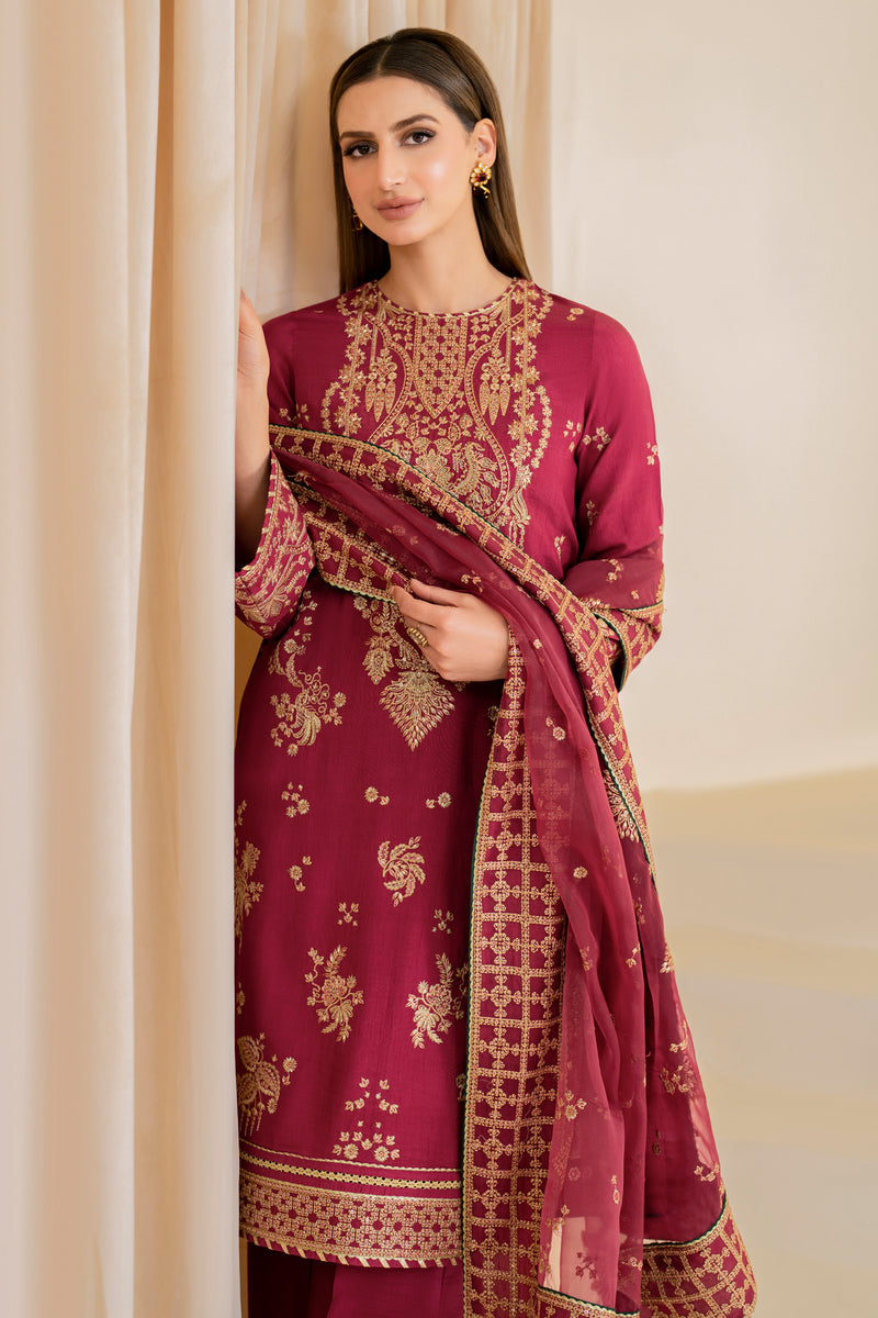 Jazmin | Formals Collection | Raw Silk UR-7022 by Jazmin - Designer Dress - Type: Ladies Clothes - Available at Libayah - 100% Original