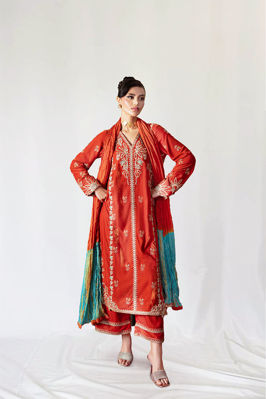 Saira Rizwan | Velvet Pret 25 | NEELAM-SRVP25-06 by Saira Rizwan - Designer Dress - Type : Ladies Clothes - Available at Libayah - 100% Original 