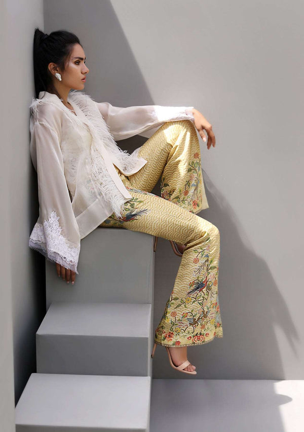 Afrozeh | Basic Pret 26 RTW | NACRE by Afrozeh - Designer Dress  - Type : Ladies Clothes - Available at Libayah - 100% Original 
