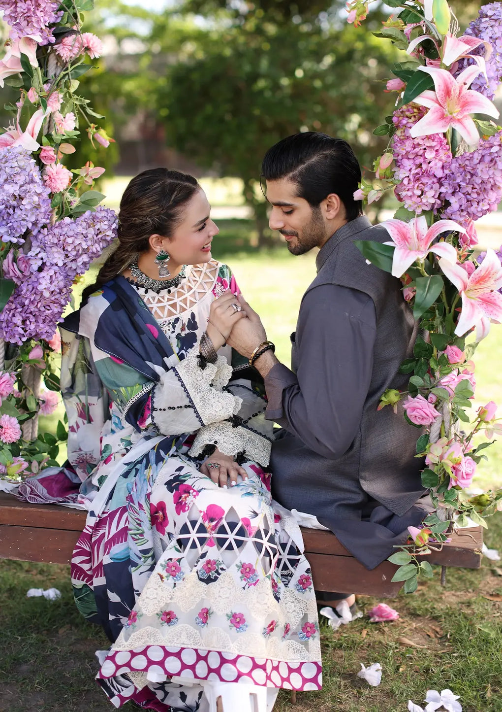 Elaf Premium | Prints Chikankari 24 | 01A LOVELIGHT by Elaf Premium - Designer Dress - Type: Ladies Clothes - Available at Libayah - 100% Original