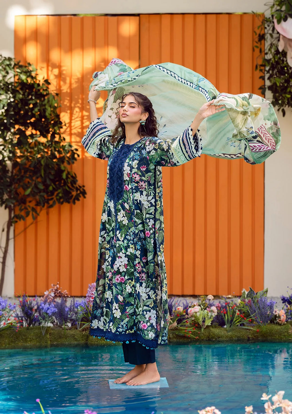 Elaf Premium | Prints 25 | EPS-1A MEADOW MUSE by Elaf Premium - Designer Dress - Type: Ladies Clothes - Available at Libayah - 100% Original