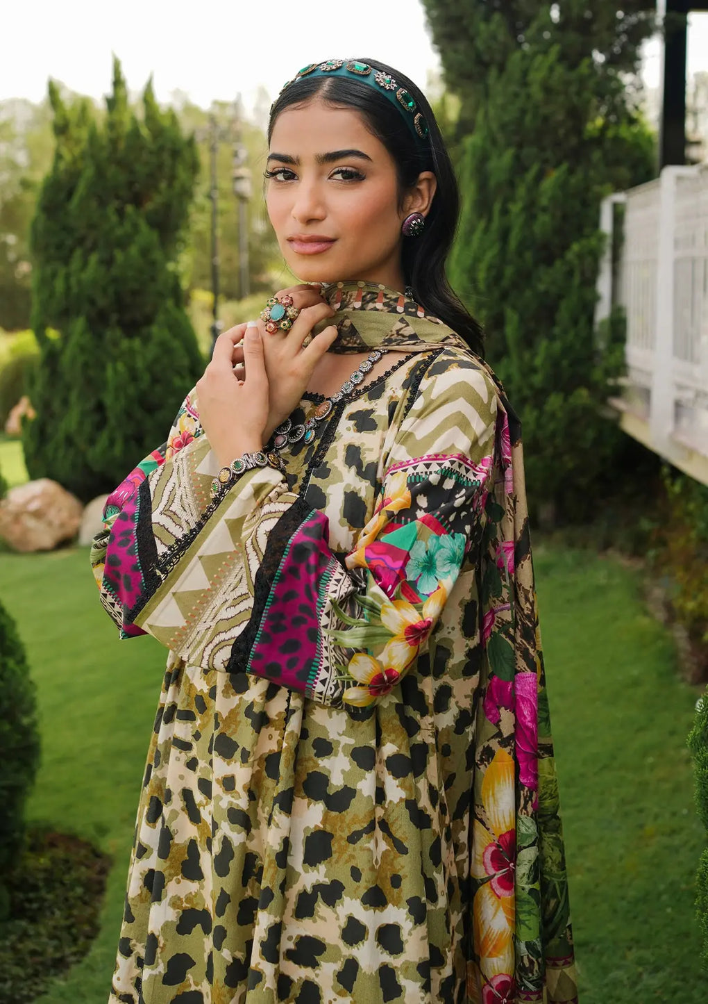 Elaf Premium | Printed Collection 24 | EEP-06B - Wonders by Elaf Premium - Designer Dress - Type: Ladies Clothes - Available at Libayah - 100% Original