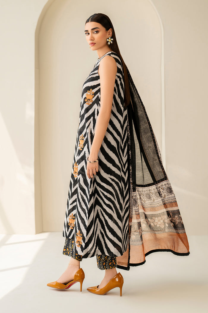 Baroque | Luxury Pret Summer | UF-4206 - Designer Dress - Type : Ladies Clothes - Available at Libayah - 100% Original