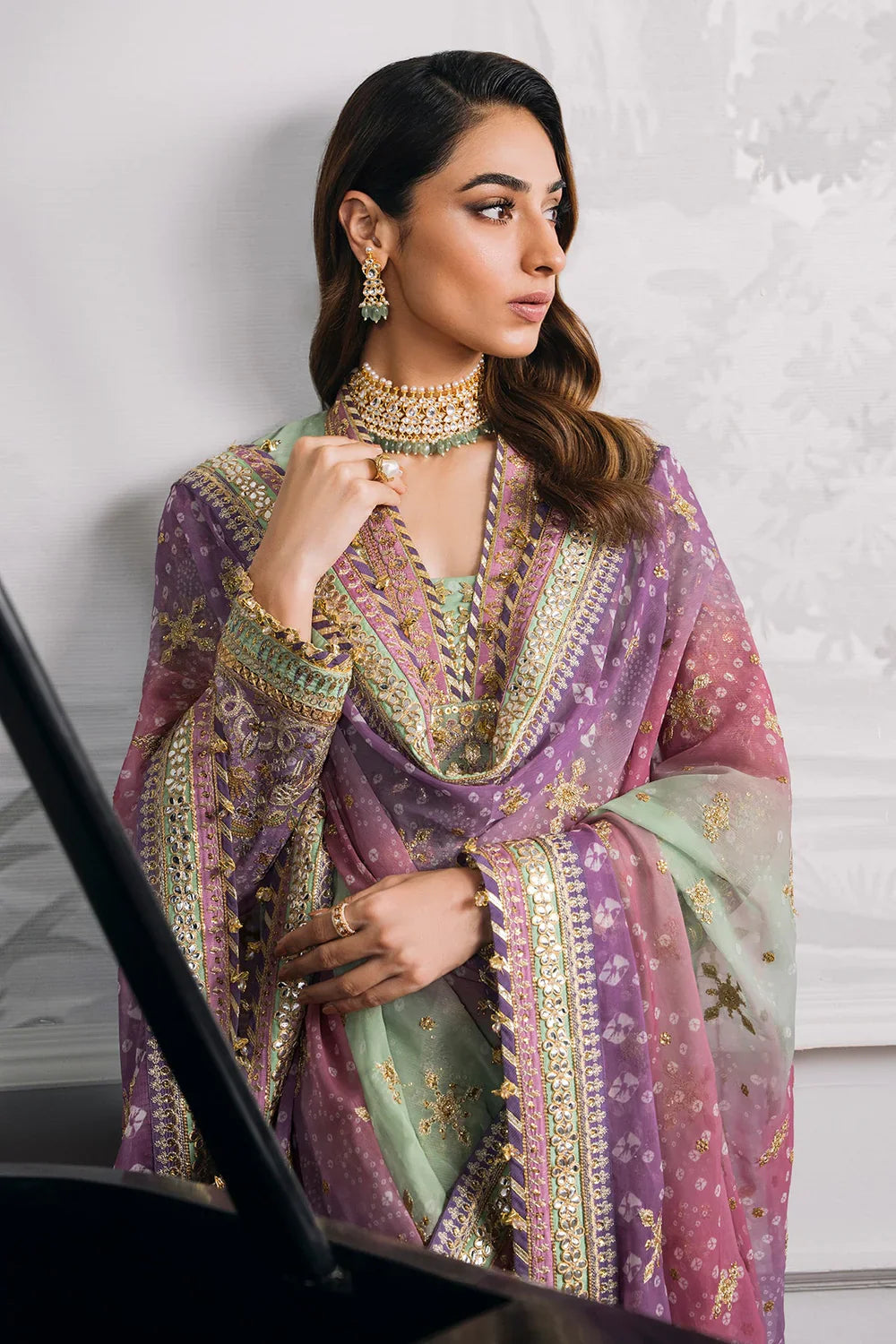 Baroque | Chantelle Embroidered Collection | CH12-08 by Baroque - Designer Dress - Type: Ladies Clothes - Available at Libayah - 100% Original