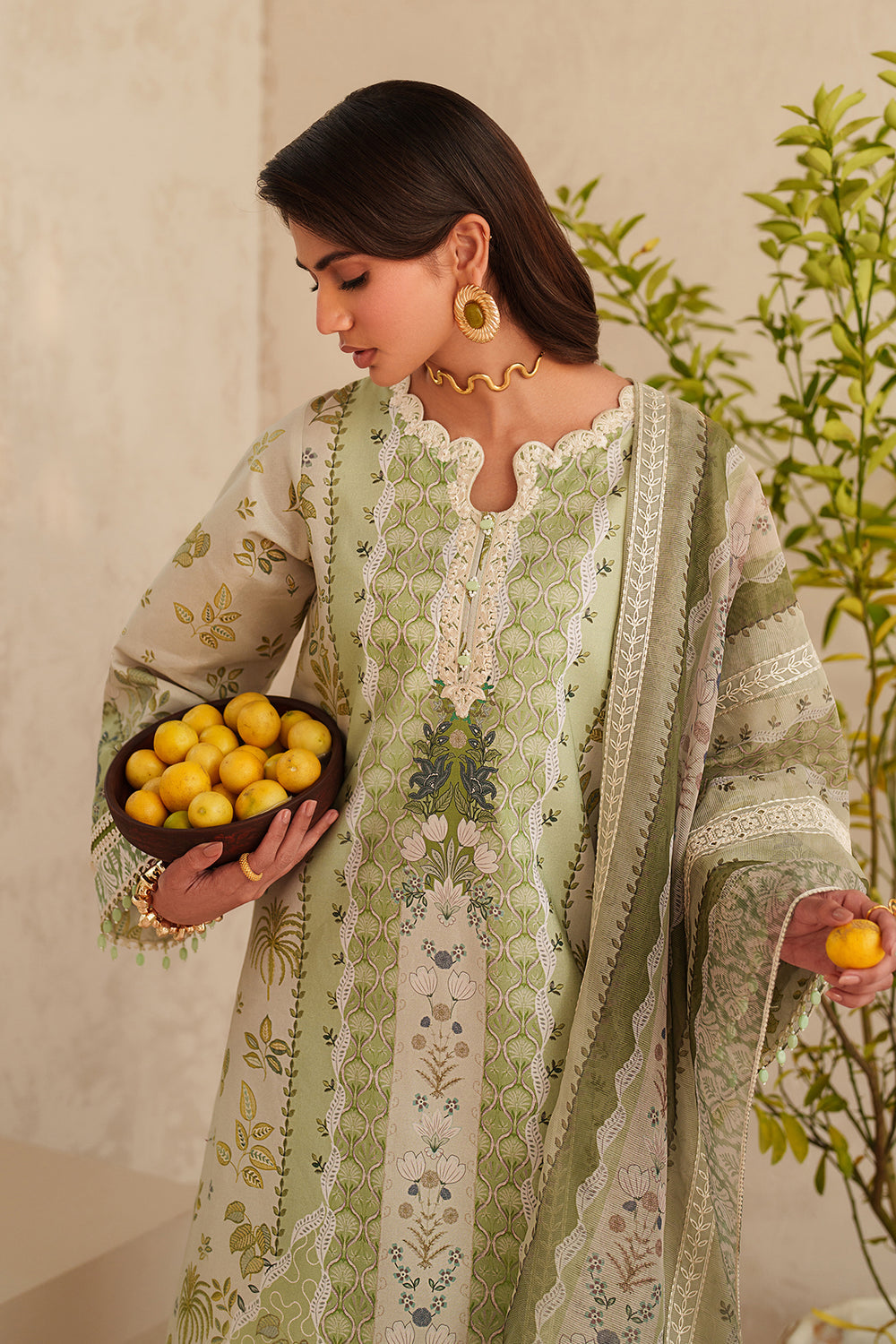 Baroque | Luxury Pret Summer | UF-4406 - Designer Dress - Type : Ladies Clothes - Available at Libayah - 100% Original