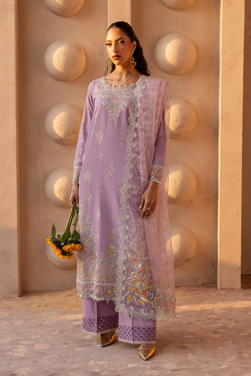 Batik | Ophelia Luxury Pret | Yasha Lilac by Batik - Designer Dress - Type: Ladies Clothes - Available at Libayah - 100% Original