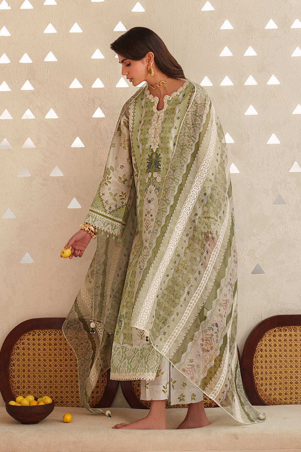 Baroque | Luxury Pret Summer | UF-4406 - Designer Dress - Type : Ladies Clothes - Available at Libayah - 100% Original