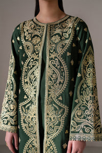 Baroque | Formals Collection | EMBROIDERED RAW SILK UF-4139 by Baroque - Designer Dress  - Type : Ladies Clothes - Available at Libayah - 100% Original 