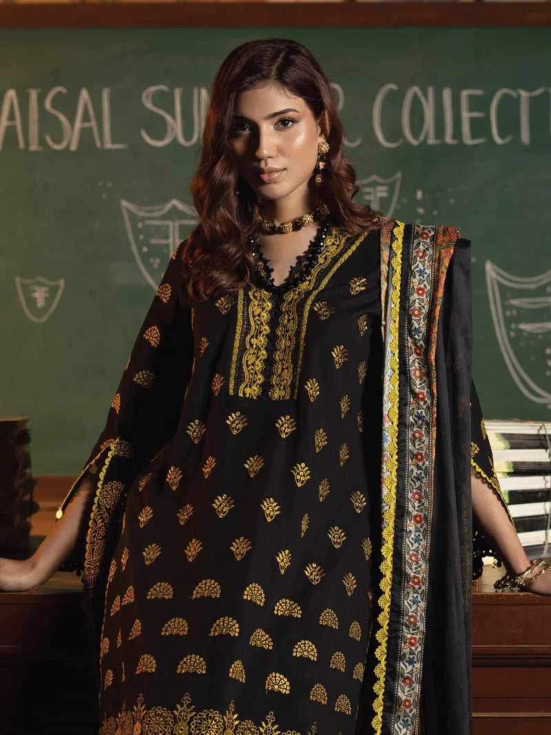 Faiza Faisal | Maya Luxury Lawn | Clara by Faiza Faisal - Designer Dress - Type: Ladies Clothes - Available at Libayah - 100% Original