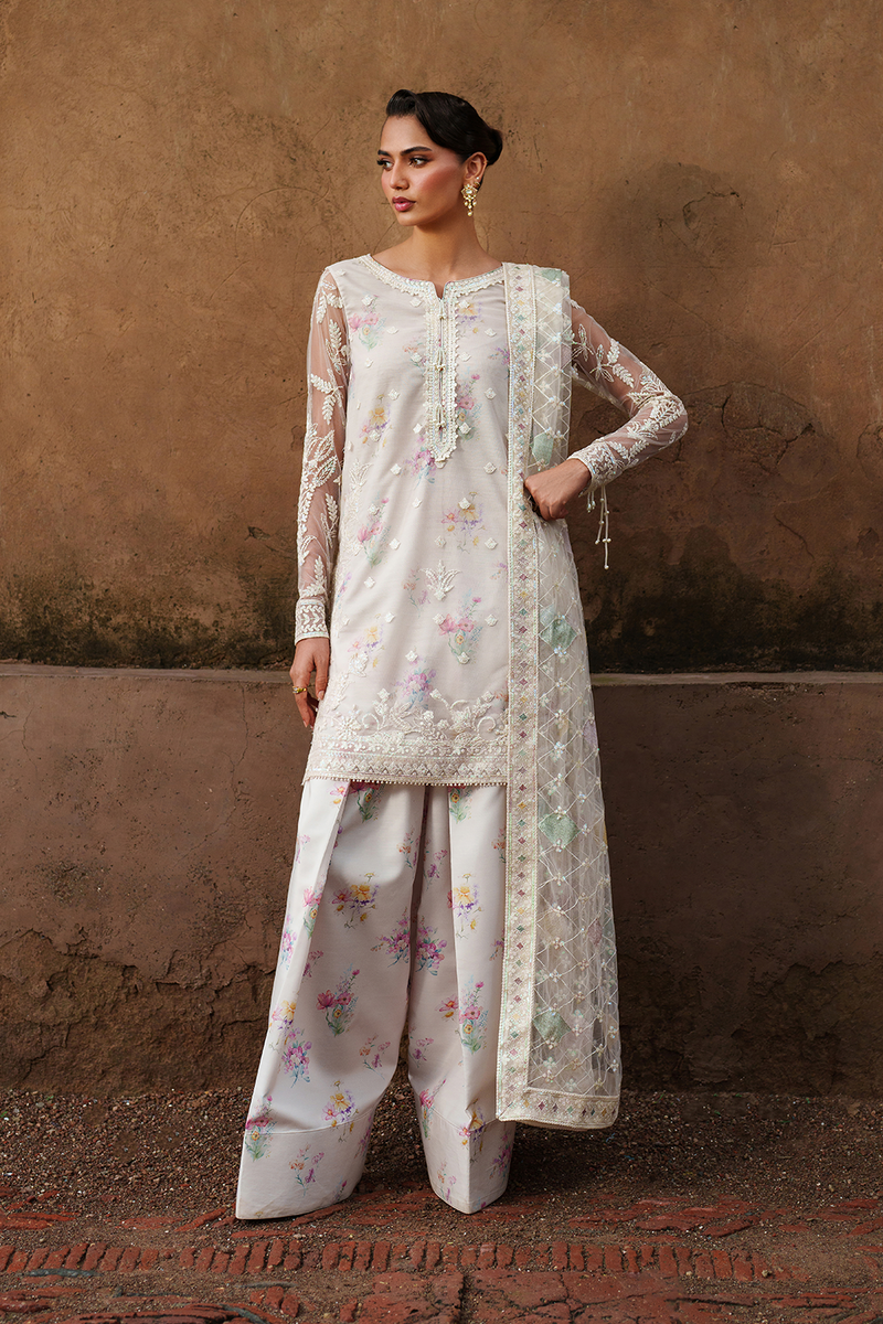 Iznik | Festive Formal | UE-534 Embroidered Net by Iznik - Designer Dress  - Type : Ladies Clothes - Available at Libayah - 100% Original 