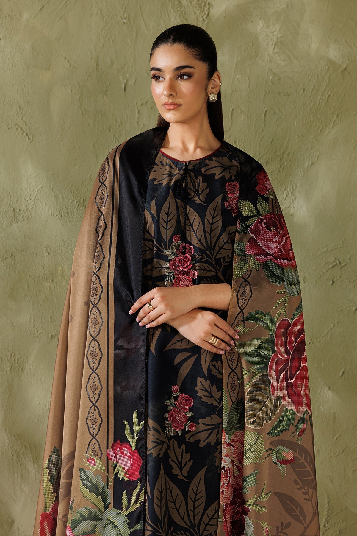 Baroque | Luxury Summer Pret | UF-4506 by Baroque - Designer Dress  - Type : Ladies Clothes - Available at Libayah - 100% Original 