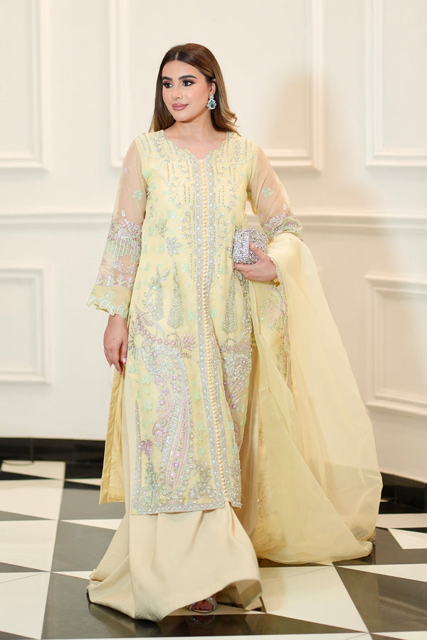 Maryum N Maria | Amani Formals | AURY - MW40117 by Maryum N Maria - Designer Dress  - Type : Ladies Clothes - Available at Libayah - 100% Original 