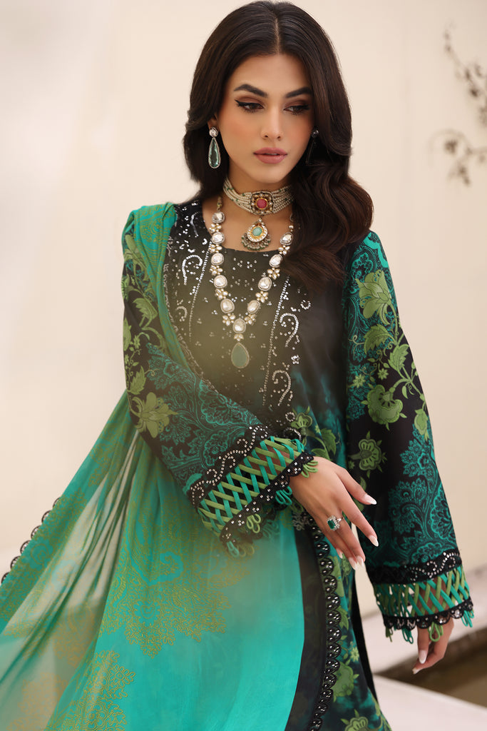 Charizma | Naranji Embroidered Lawn 24 | CN4-007 by Charizma - Designer Dress - Type: Ladies Clothes - Available at Libayah - 100% Original