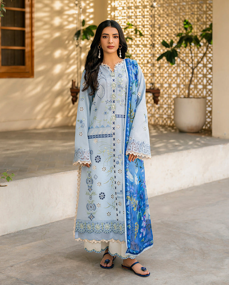Roheenaz | Aashiyana Lawn | Mahnoor by Roheenaz - Designer Dress - Type: Ladies Clothes - Available at Libayah - 100% Original
