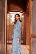 Farasha | Dastoor Embroidered Lawn SS24 | BERYL GREY by Farasha - Designer Dress - Type: Ladies Clothes - Available at Libayah - 100% Original
