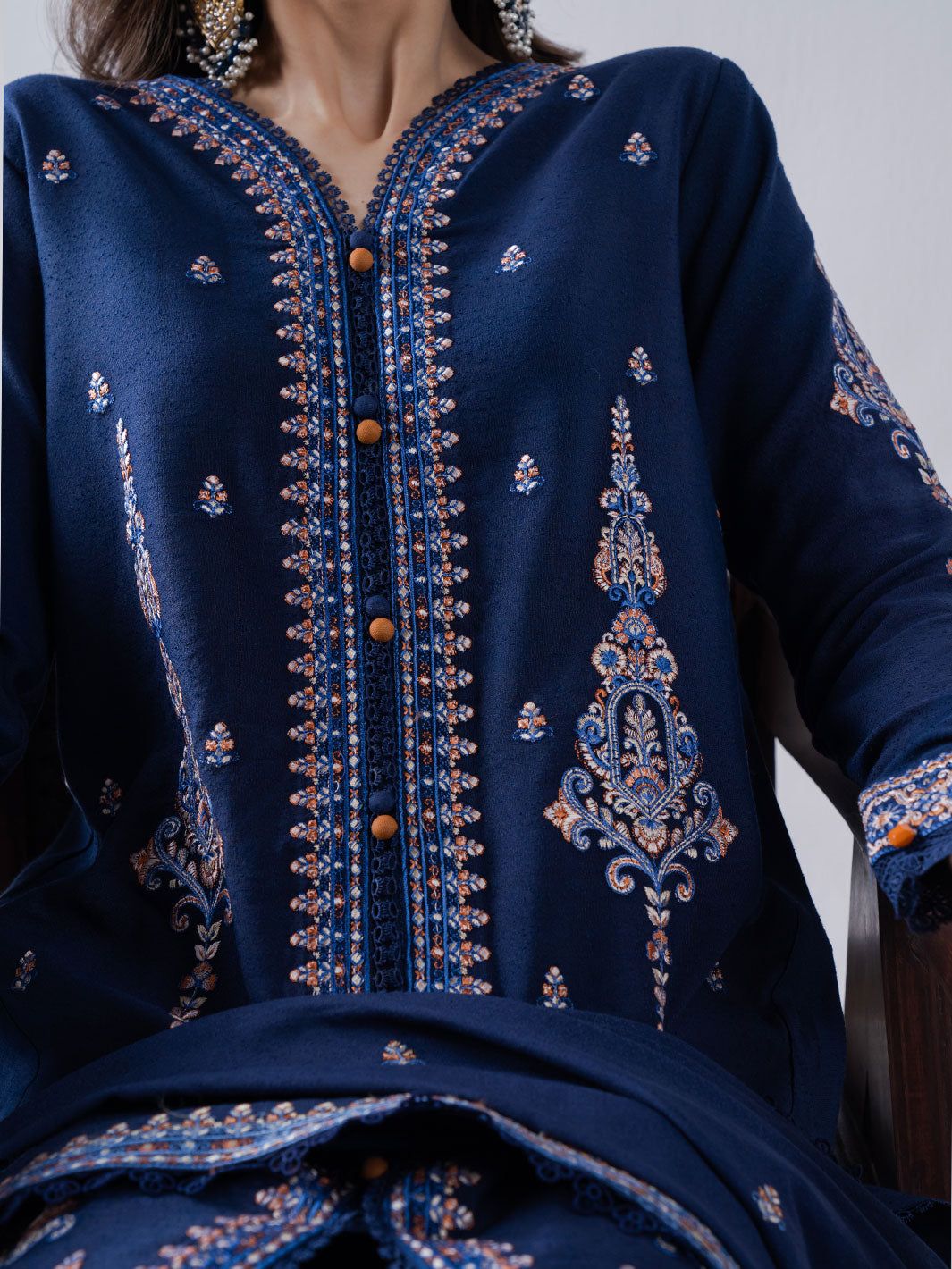 Faiza Faisal | Winter Edit 2024 | NAILA by Faiza Faisal - Designer Dress - Type: Ladies Clothes - Available at Libayah - 100% Original