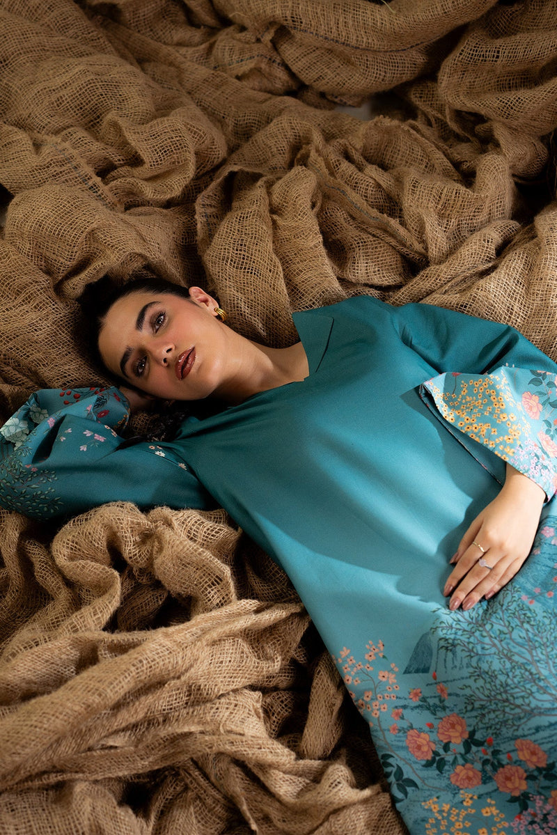 Afrozeh | Coords 25 | Frayed by Afrozeh - Designer Dress  - Type : Ladies Clothes - Available at Libayah - 100% Original 